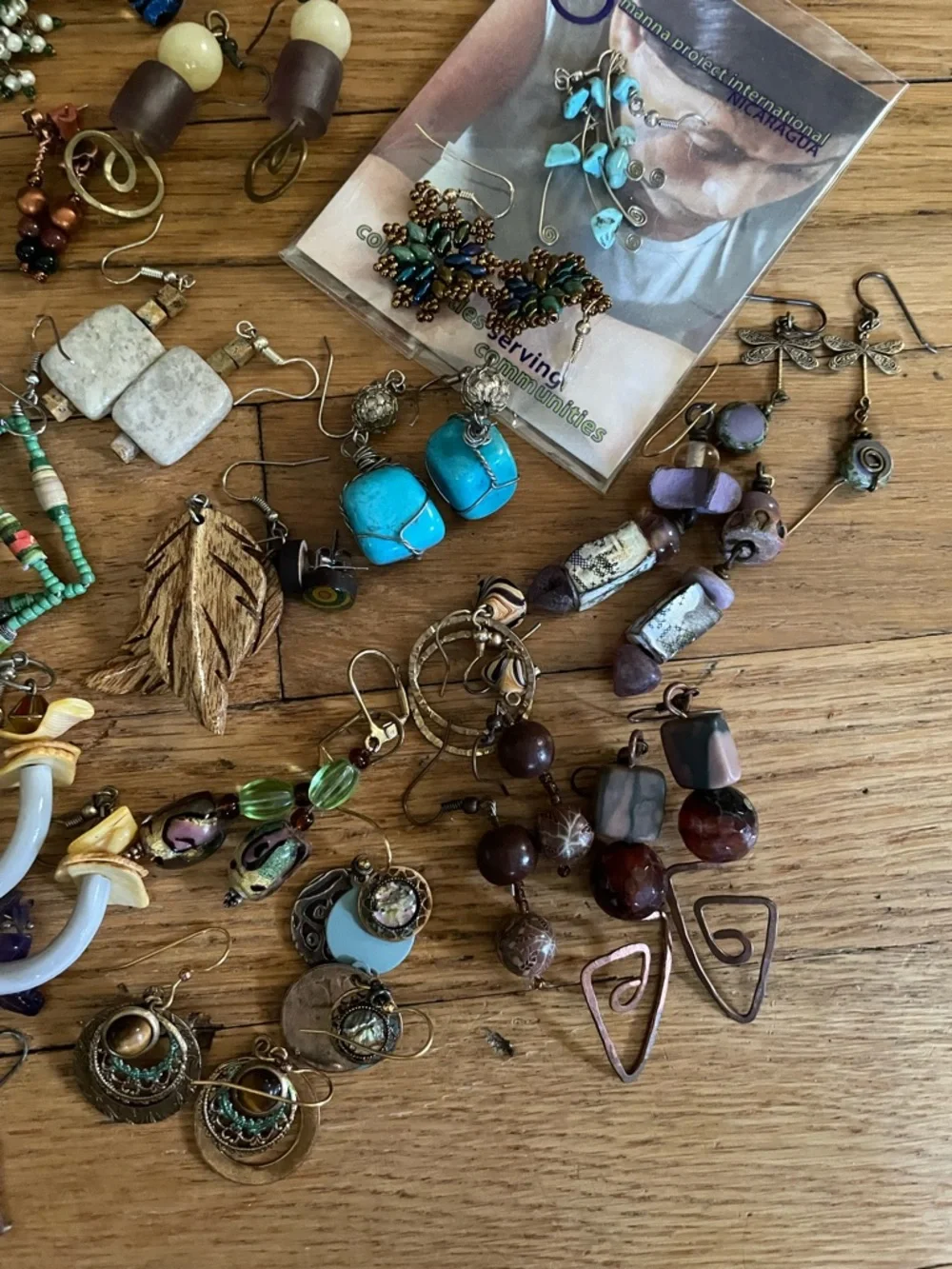 40+ Pairs of Earrings | Boho, Artisan Made - Picture 4 of 5